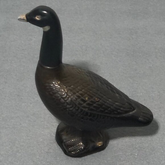 Vintage Avon Brown Glass Bottle GOOSE Decanter 5 oz Empty Bottle - Picture 4 of 12